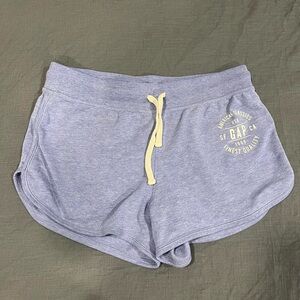 Gap light blue/purple cotton shorts